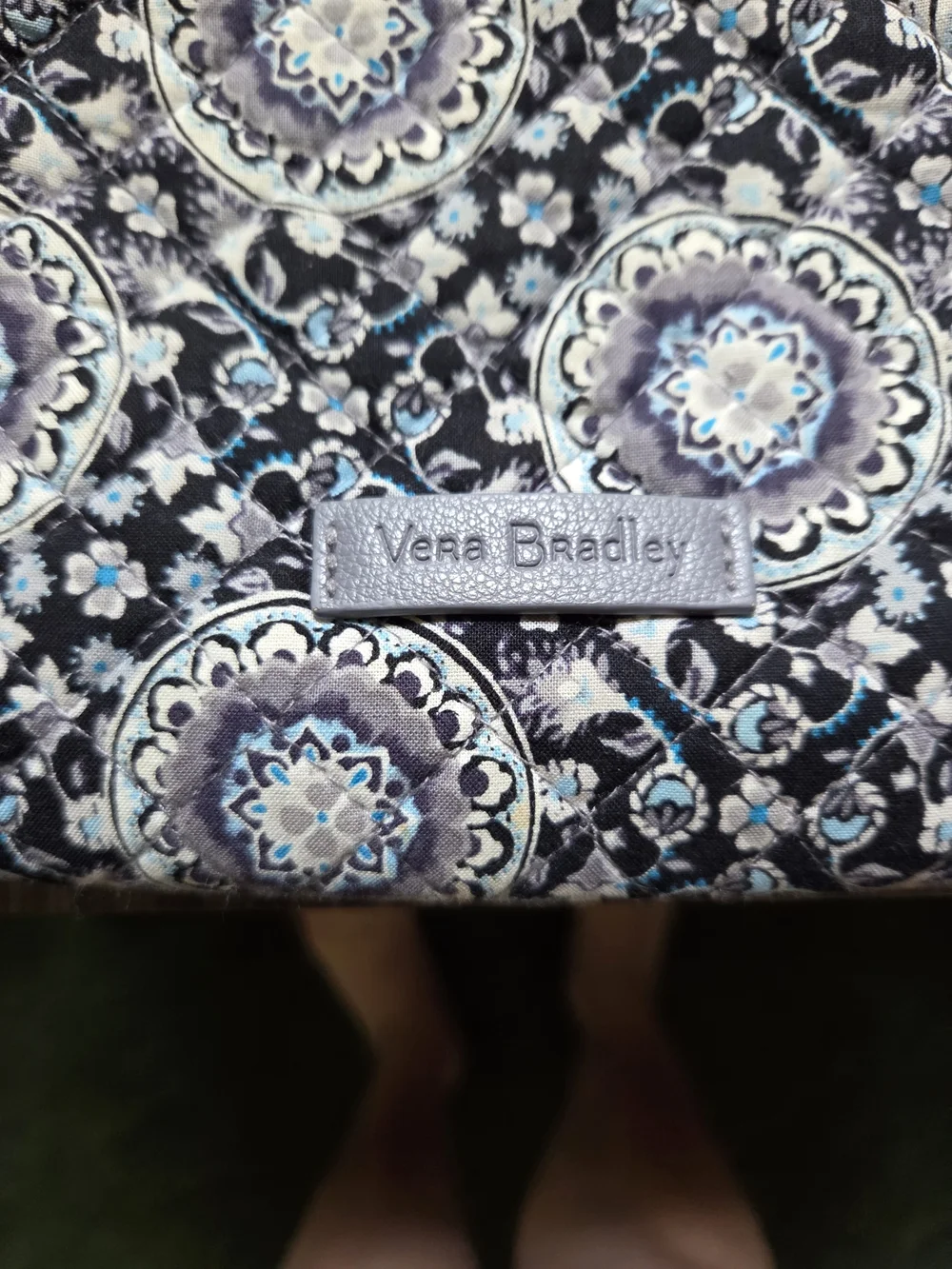 Women’s Vera Bradley Floral Pattern Zip-Top Bag - Blue